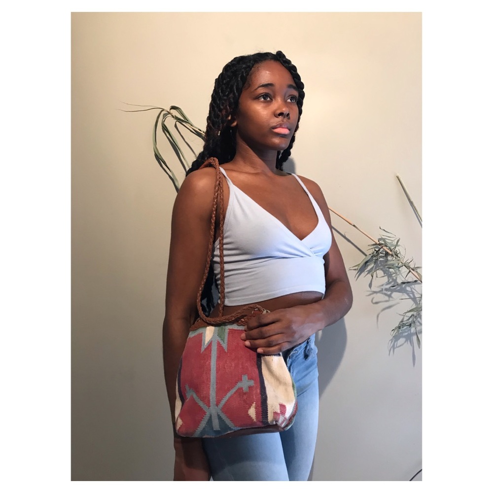 Vintage Mexican Cross Body Bag